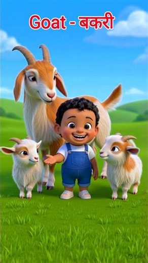 Animals Name - Pet Animals name English to Hindi | Learn Animals for kids - Kids #kids