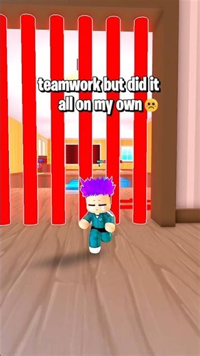teamwork but did it all on my own 😭💔#roblox #shorts
