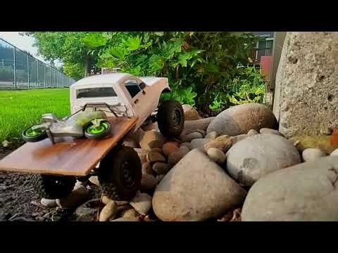 WPL C24-1 Flatbed Build for Rock Crawling FUN. Late Friday Video.