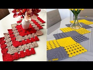 🌿 Elegant Crochet Table Runner Ideas for 2025 🌿