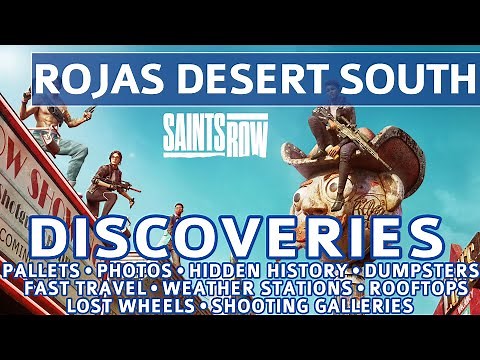 Saints Row - Rojas Desert South All Discovery Locations - 100%