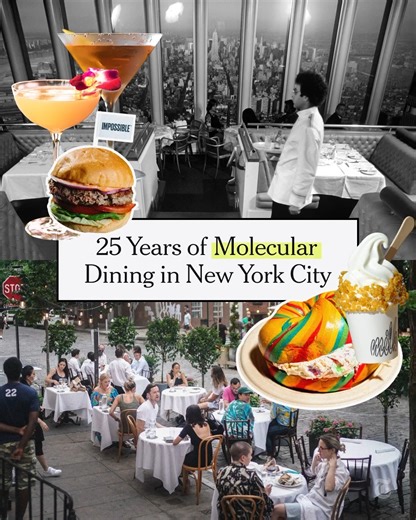 6.8K views · 16 reactions | Here's a timeline of major food moments — restaurant openings, innovations, fads, pop culture cameos, blackouts and bans — that changed life in New York City in the first quarter of the 21st century. https://nyti.ms/4d9HD5R | NYT Cooking | Facebook