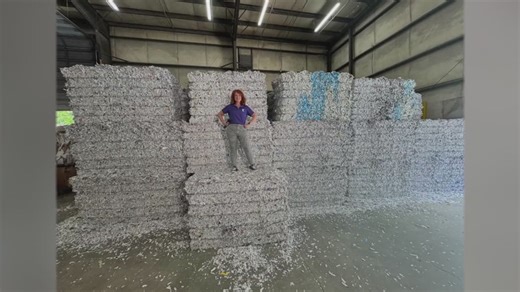 Shredded paper can't go in your home recycle bin. Here's why...