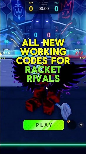All New Codes in Racket Rivals Roblox (Update Codes)