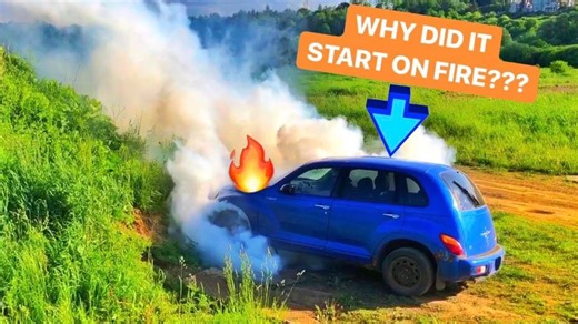 Turbocharged burnout that pushes the limit