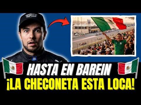 🔥 LA F1 NO PUEDE CREERLO CHECO PÉREZ TIENE FANS HASTA EN EL FIN DEL MUNDO Y LA CHECONETA ENLOQUECE