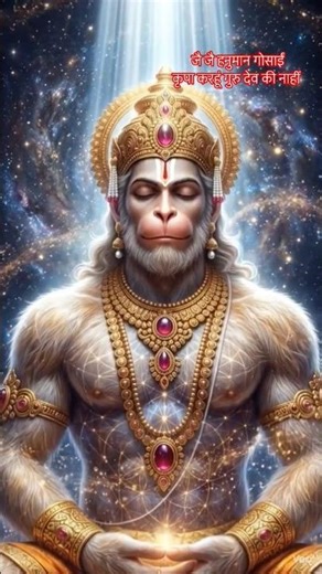 जै जै हनुमान गोसाईं कृपा करहूं गुरु देव की नाहीं #hanumanchalisa #hanumanji #siyaram #original #oc