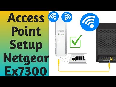 How To Setup Netgear Ex7300 Ac2200 Nighthawk Extender As "ACCESS POINT" | Netgear Extender AP Mode