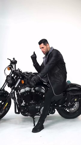 Mens Genuine Leather Biker Jacket 3/4 Length Coat Warm Winter Long Leather Jacket Lined Duster Trench Coat