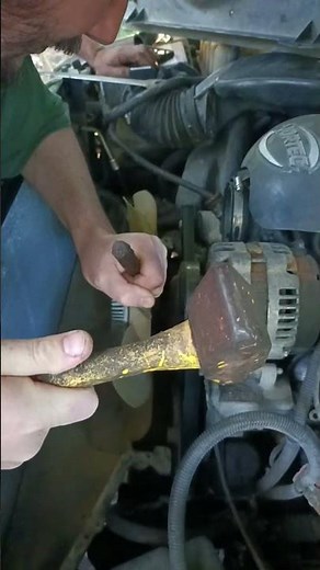 How to get stuck clutch fan nut off easy. This is best method for removing all clutch fan nuts.