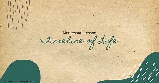 Montessori Great Lesson: Coming of Life and Timeline of Life