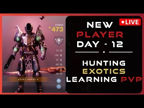 Day 12 - Hunting Exotics, Learning PvP | Destiny 2