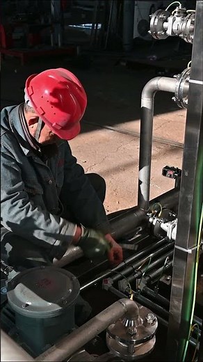 Rotary vacuum drum filter testing #filter #solidliquidseparation