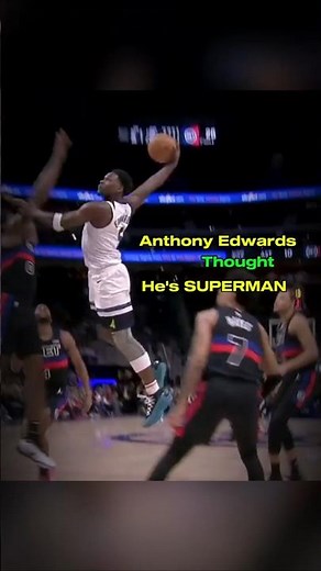 Anthony Edward's Dunk Highlights #nba #basketball #anthonyedwards