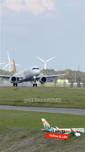 Pegasus Airbus A321 landing - AMS #aviation #pegasus #airbusa321