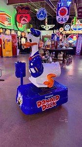A piece of Disney magic! Donald Duck sings when you put 5 cents into this museum-quality late 1950s-early '60s kiddie ride. Restored to day-one condition, it's headed to the 2025 Palm Beach Automobilia Auction with No Reserve, April 24-26 at the South Florida Fairgrounds. Learn more: bit.ly/PB25FB-DonaldDuckKiddieRide | Barrett-Jackson