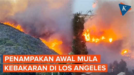 Seorang warga merekam awal mula kebakaran di Pacific Palisades, Los Angeles sebelum meluas, pada Selasa (7/1/2024). Dalam video tersebut, api telah berkobar di perbukitan yang dipenuhi oleh semak-semak dan vegetasi kering. Kobaran api itu berlokasi tak jauh dari halaman belakang rumah para warga. Para warga pun berspekulasi terkait penyebab kebakaran hebat di Los Angeles saat ini. Menurut warga kebakaran saat ini berhubungan dengan insiden kebakaran pada tahun baru. Pasalnya, pada tahun baru sem