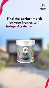 Swipe right on lasting color 💙 Transform your exteriors with Indigo Acrylic Laminate—it's more than a match, it's a glow-up! [Indigo Paints, Exterior Laminate, Exterior Paints, Walls, Protection, Paint] | Indigo Paints