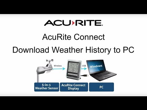 AcuRite PC Connect - Download Weather Data to Your Computer