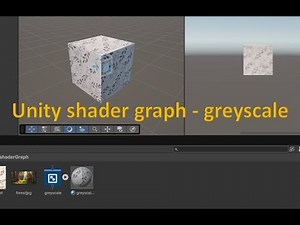 Unity 6 greyscale using shader graph (average)