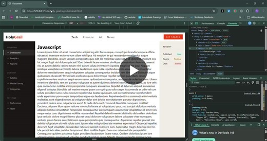 Unlocking the Holy Grail Layout with Flexbox and Grid | chand kaurati posted on the topic | LinkedIn