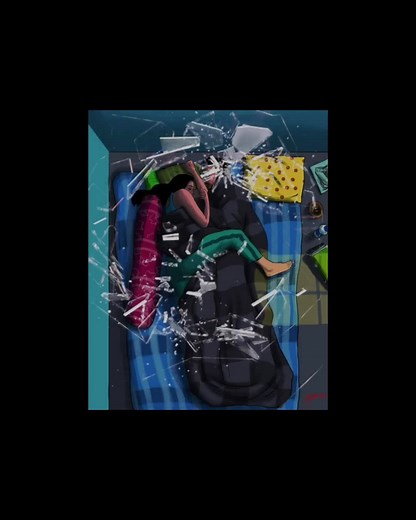 Embracing Love: Romantic Animated Couple Scenes