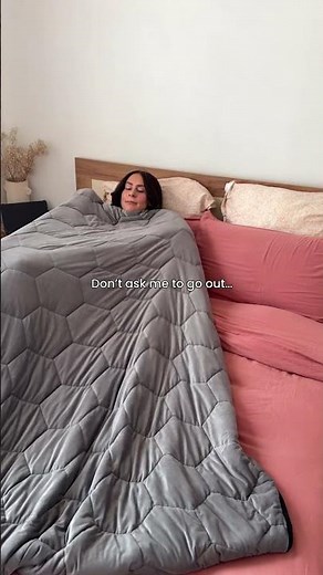 When you’re wrapped in the Layla Weighted Blanket...