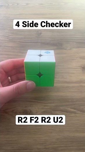 2x2 Checker Pattern - Rubik’s Cube