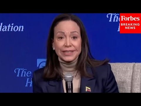 BREAKING: Venezuelan Opposition Leader Machado Addresses The Heritage Foundation After Trump Meeting