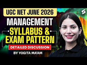 UGC NET June 2026 | UGC NET Management Syllabus & Exam Pattern 2026 By Yogita Mam