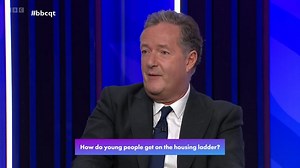 “We are depriving potentially millions of young people of that feeling” Broadcaster Piers Morgan says political parties should “empower” young people to own their own homes #bbcqt | BBC Question Time