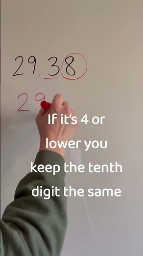 Rounding To The Nearest Tenth #math #rounding #homeschoolmath #mathtips