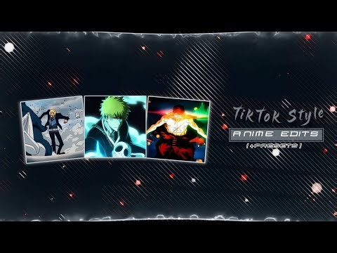 +5 TikTok Style Anime Edit + Preset[Xml + Qr Code] | Alight Motion | (Xml Link in the Description)