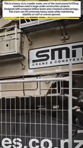 VERY LARGE HEAVY Crawler Crane |#shorts