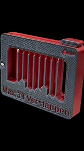 3.8K views · 104 reactions | Musik Fidget Max 33 Verstappen 婢Filament: PLA @jayo_3d File by in Bio ⏰ Print Time : 1h ️Printer: @bambulab_official P2S Slicer:Bambu Studio 〰️Layer Height 0.2 mm 10% Infill.  Supports #printwarrior #bambulab #3ddruck | Print Warriorr | Facebook