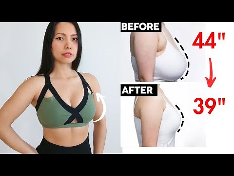 EASY exercises to reduce oversized breasts in 3 weeks, lift & firm up for perkier shape, no jumping