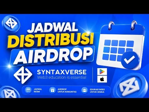 INI JADWAL DISTRIBUSI AIRDROP SYNTAX VERSE || TGE SEGERA RILIS.