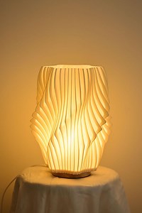 Modern 3D Printed Table Lamp, Bedside Lighting, Minimalist Mushroom Lamp, Home Office Decor, Housewarming Gift - Etsy