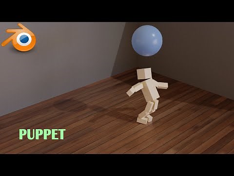 Learn Blender with me 6 - How to make Puppet - 159