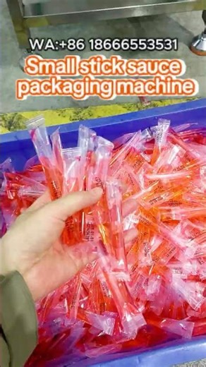 Small stick sauce packaging machine#machine #factory #packingmachine