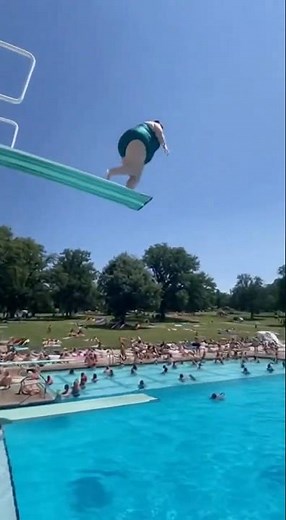 Biggest Pool Splash Ever Caught on Camera!