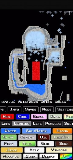 nuclear reactor in sandboxels