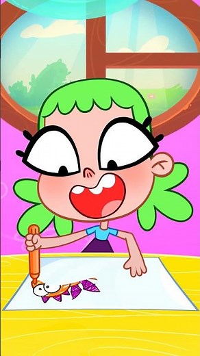 Water art hack for kids 🖌️💦 Kids learn smart arts & crafts #forkids #learning #preschool