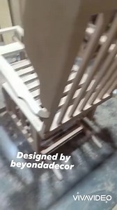 #Glider nursing chair #best for new mums#solid wood#with a glider stool#designed by the expert professional team of beyondadecor#getting ready for a client#stay tuned till we get it painted and padded | Beyond the Decor