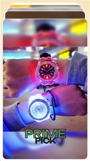 UTHAI L34 LED Rhinestone Watch – Trendy, Unisex & Glow in Style