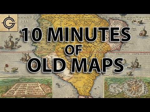 Looking at Interesting Old Maps for 10 Minutes