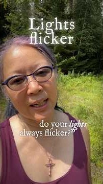 Flickering lights might signal a ghostly visit.