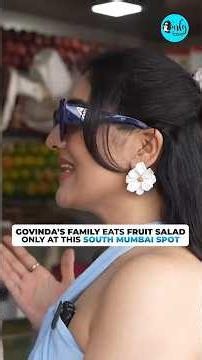 Govinda's Family Eats Fruit Salad Only At This South Mumbai Spot! #govinda #mumbai #streetfood