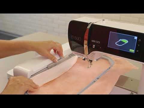 Embroidery tutorial: endless embroidery with the Mega Hoop and B 500 and B 590