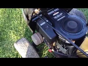 MTD yard machines 12.5HP mower review